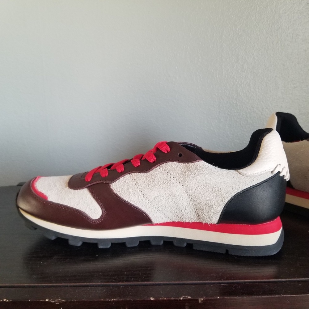 COACH Mens Hairy Suede Casual Trainer shoes sz 9.5 - Picture 3 of 11